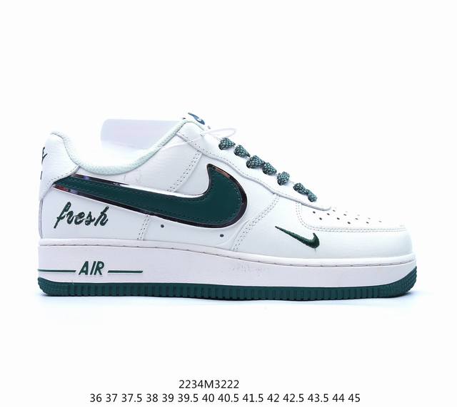 耐克nike Air Force 1 Low 空军一号低帮百搭休闲运动板鞋 柔软 弹性十足的缓震性能和出色的中底设计 横跨复古与现代的外型结合 造就出风靡全球三