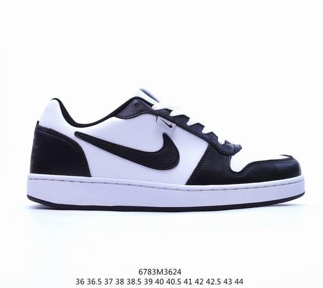 Nk Ebernon Low Premium 黑白 低帮百搭透气休闲运动板鞋 Aq1774-102 先行批次 尺码 36 36.5 37.5 38 38.5 3