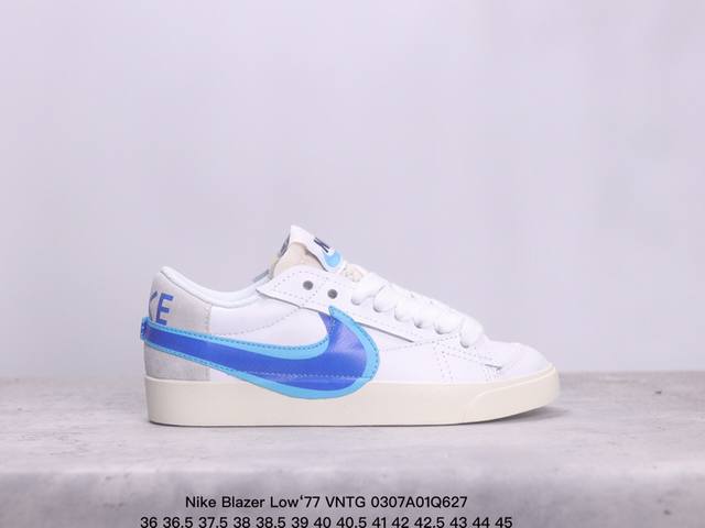 耐克 Nike Blazer Low 77 Vntg 开拓者系列 低帮板鞋 双层中底布 做工精细 Xm0307Q627