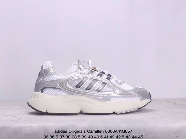 阿迪达斯adidas Originals Ozmillen 防滑耐磨 休闲跑鞋 运动鞋户外 Xm0308Q657