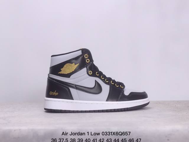 乔丹air Jordan 1 Low Aj1 Wh 乔1 高帮复古文化休闲运动篮球鞋 凭借出色的性能和吸睛的外观 Air Jordan直是风球场和街头的时尚标杆