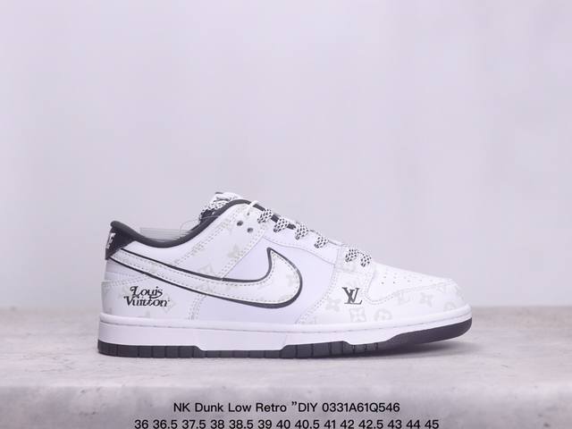 耐克nk Dunk Low Retro Diy高端定制 低帮休闲运动板鞋 原装头层材料 用料绝不含糊 独家版型蒸餾加工帶來的是更好的视觉和脚感体验 清洁度 电绣 - 点击图像关闭