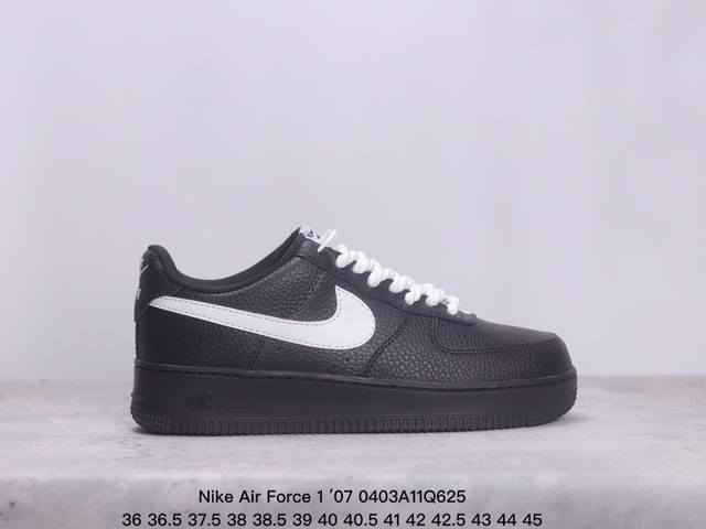 Nike Air Force 1 07 耐克空军一号低帮板鞋 牛皮材质 真标带半码 Size:36-45码 Xm0403Q625