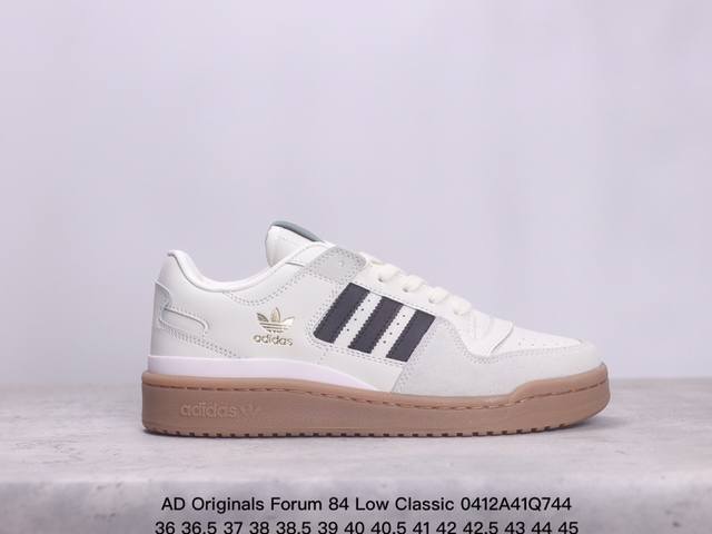 Ad Originals Forum 84 Low Classic 头层经典潮流低帮休闲鞋 上架实拍 诞生于1984年的经典复古篮球鞋adidas Origin