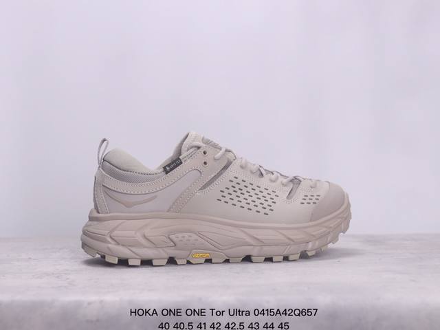 公司级hoka One One Tor Ultra 防滑耐磨 时尚潮流 复古防水 户外透气 登山鞋 Xm0415Q657