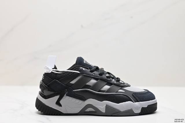 Adidas新款 阿迪达斯官方三叶草niteball男女经典运动鞋 奶包鞋 含反光细节和半透明细节的篮球风经典鞋。这款adidas Niteball经典鞋搭载l