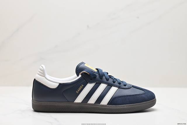 公司级阿迪达斯三叶草adidas Originals Samba Vegan Og”Spd“桑巴舞系列绅士德训足球风百搭低帮男女休闲鞋情侣板鞋 货号:Fx904 - 点击图像关闭