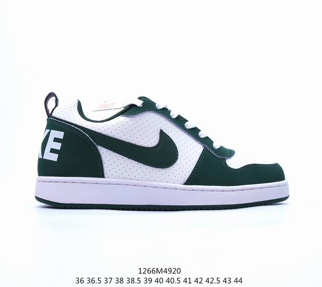 真标nike Court Boroughlow Prem 受1980年代中期趋势的启发，Nikecourt Vision Low是一款融合了复古篮球风格的混合运