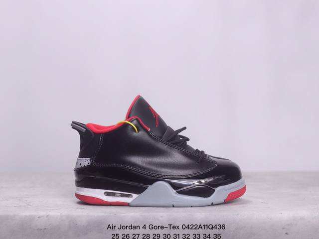 童鞋 乔丹air Jordan 4 Gore-Tex 乔丹aj4代复古休闲文化篮球鞋注意：图下方显示为实际脚长，单位毫米[手工测量，可能存在5毫米左右的误差]