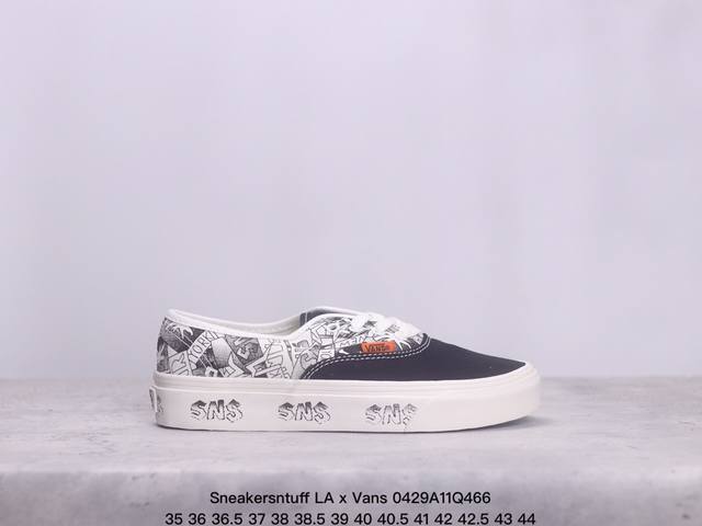 Sneakersntuff La X Vans 涂鸦 最新安娜联名a01系列鞋款发布。以当地 Venice 沙滩为主题。带来 Ogclassic Slip-On