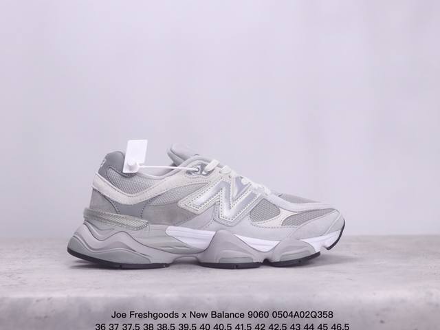 Joe Freshgoods X New Balance 渠道纯原 Nb9060 联名款 复古休闲运动慢跑鞋 鞋款灵感源自设计师本人对夏日的怀日回忆。鞋面大身由