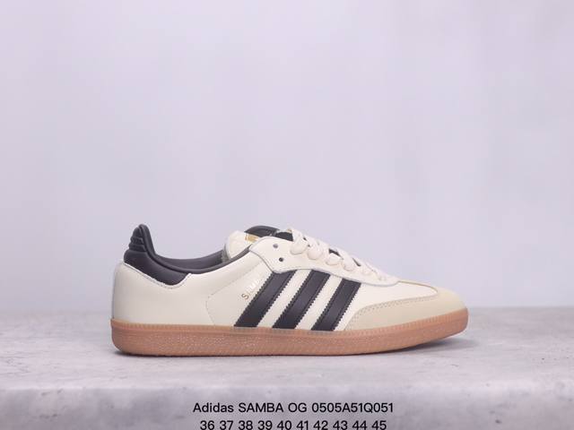 T头鞋 Adidas Originals阿迪达斯三叶草samba Og苏翊鸣同款板鞋 德信鞋 Size: 36-45 Xm0505Q051