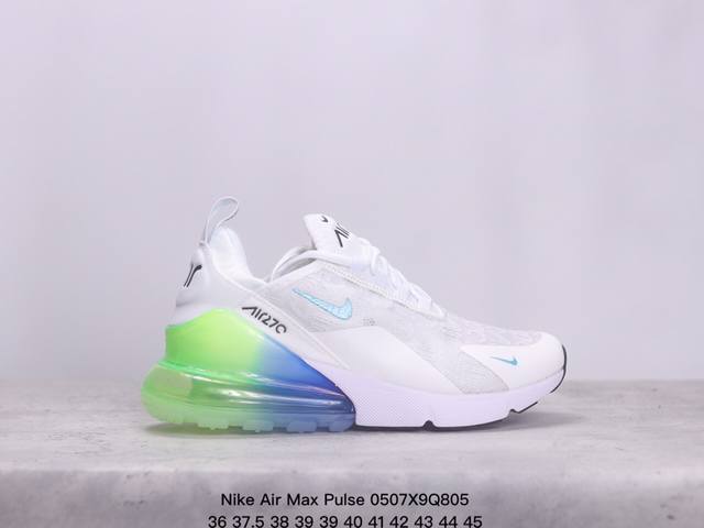 Nike Air Max Pulse 百搭单品 2023半掌气垫 缓震跑步鞋 这款nike Air Max Pulse鞋款采用photon Dust、Refle