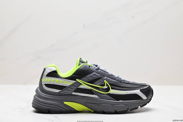 真标ins爆火全新韩系古着风，回味经典 Nike 耐克initiator Running创始者系列复古老爹休闲运动舒适跑鞋 货号:394055 001 尺码:3