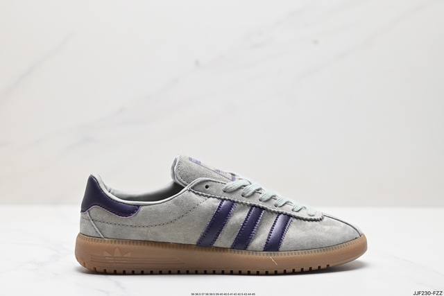 公司级日常舒服又耐看阿迪达斯adidas Originals Bermuda Trainers 百慕大系列经典复古德训风休闲运动板鞋 货号：Ji4280 尺码：