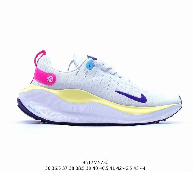 Nike Zoom React Infinity Run Fk 4 马拉松机能风格运动鞋 实拍首发 #鞋款搭载柔软泡绵，在运动中为你塑就缓震脚感。设计灵感源自日