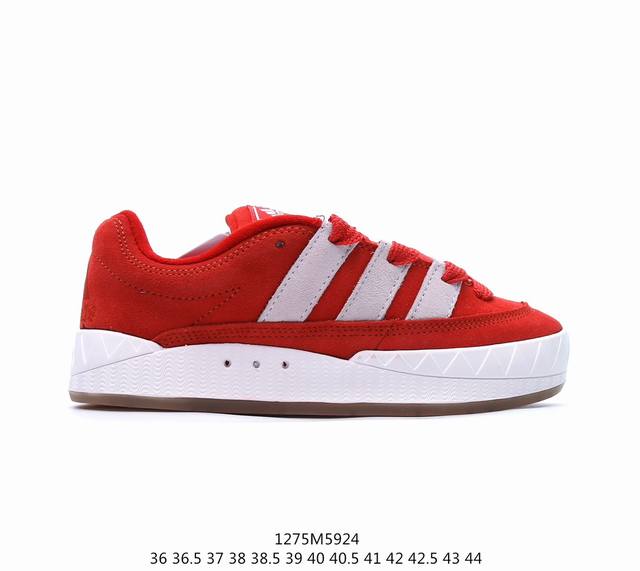 Adidas Adimatic 面包鞋新品出货 公司级阿迪 Adidas Team Court 面包鞋 浮夸的日韩版面与鞋底 颜值爆棚 开学季不撞鞋货号：If4