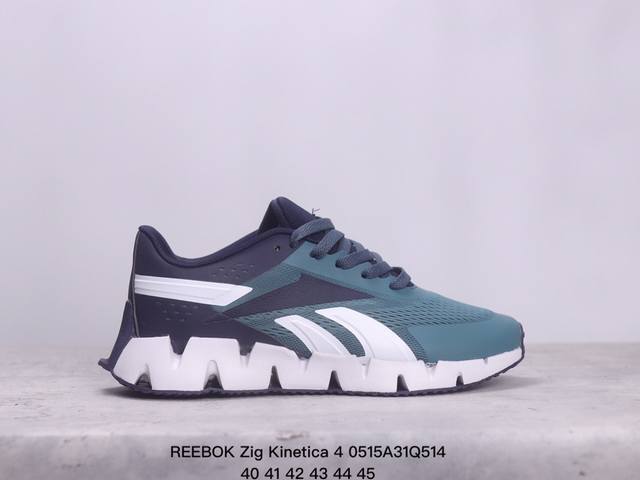 新品首发锐步 Reebok Zig Kinetica 4全新联名限量 缓震休闲运动跑鞋。Zig Kinetica 系列运用 Reebok 代表性能量反馈科技 Z