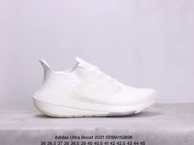 公司级2021Ss全新阿迪达斯 Ultra Boost 2021”Black White“Ub2021版7.0袜套式针织鞋面休闲运动慢跑鞋 货号:Fy0377