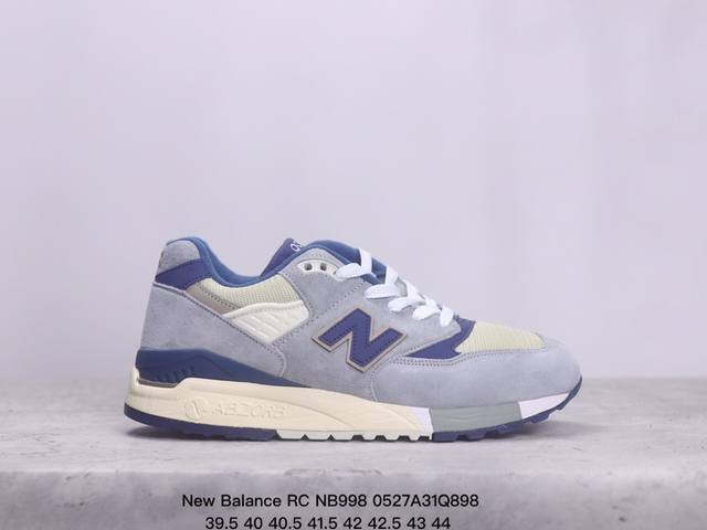 真标带半码！ 新百伦 New Balance Rc Nb998系列 复古经典运动跑步鞋 美产 前后掌分段组合大底 皮料切割 质感无敌 Xm0527Q898