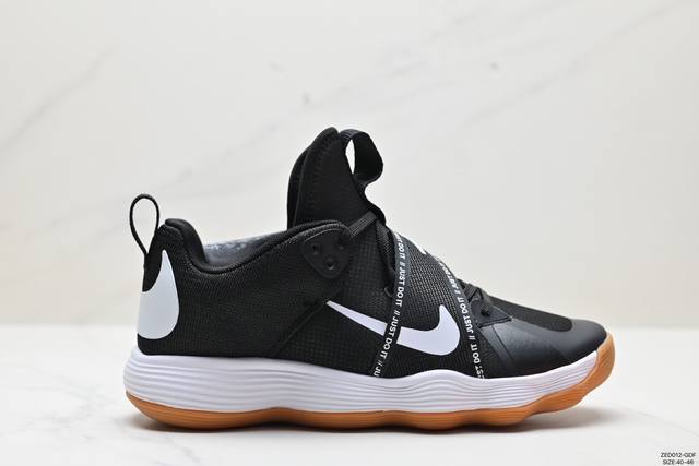 公司级耐克nike React Hyperset袜套加绑带运动 排球鞋男女鞋 货号:C12956 100 尺码:40-46 ld:Zed012-Gdf