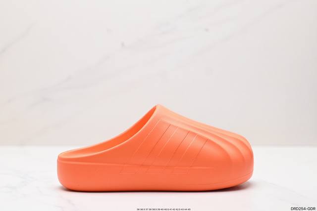 阿迪达斯adidas Adilette Clogs Mule 莱特穆勒系列休闲运动室内外涉水包头露跟凉鞋式洞洞拖鞋 货号:Ie0759 尺码:36 36.5 3
