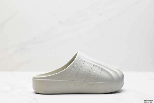 阿迪达斯adidas Adilette Clogs Mule 莱特穆勒系列休闲运动室内外涉水包头露跟凉鞋式洞洞拖鞋 货号:If6184 尺码:36-45 id: