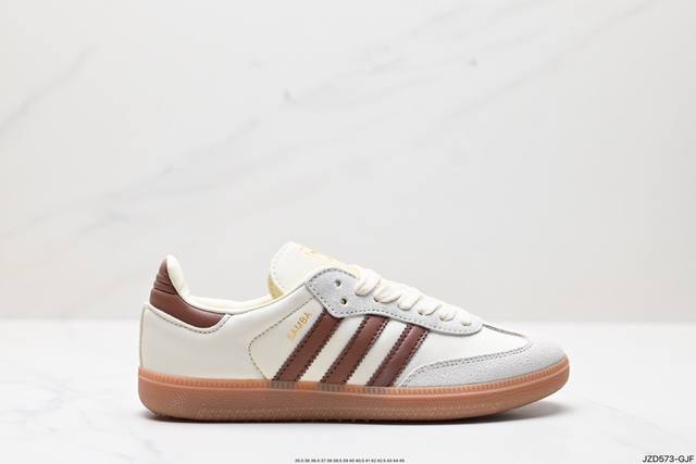 公司级阿迪达斯三叶草adidas Originals Samba Og W桑巴舞系列绅士德训足球风百搭低帮休闲运动板鞋 货号:Id1147 尺码:35.5 36