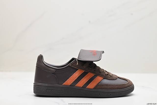 真标阿迪达斯adidas Originals Handball Spzl 手球运动员系列百搭休闲运动板鞋 货号:Hp6755 尺码:36 36 37 38 38