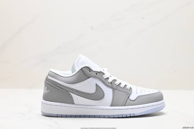 真标耐克nike Wmns Air Jordan 1 Low aj1乔丹一代低帮经典复古文化休闲运动篮球鞋 货号:Dc0774-113 尺码:35.5 36 3