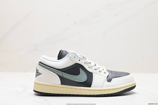 真标耐克nike Wmns Air Jordan 1 Low aj1乔丹一代低帮经典复古文化休闲运动篮球鞋 货号:Dc0774-113 尺码:35.5 36 3