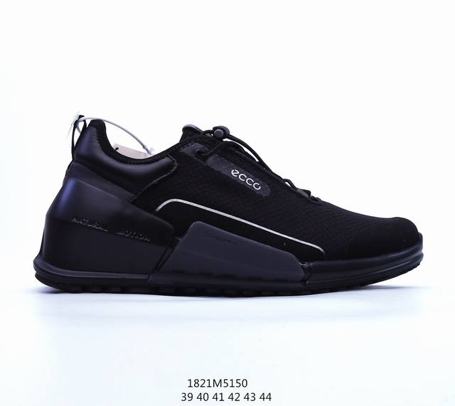 北欧丹麦品牌ecco爱步men'S Biom C Leather 健步c系列低帮休闲运动鞋 091504 51707 尺码：39 40 41 42 43 44