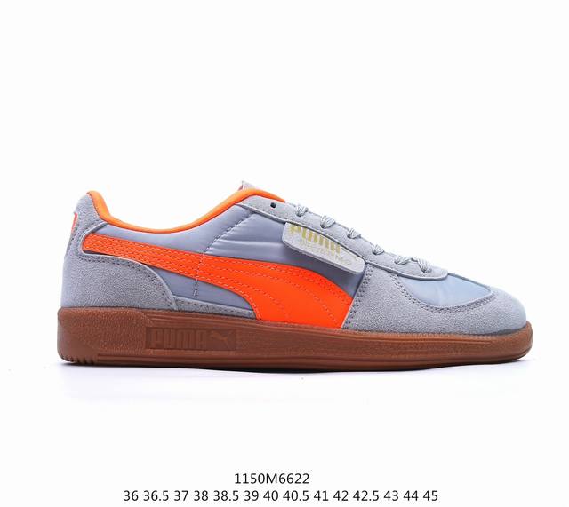 彪马puma Palermo Og 防滑耐磨低帮德训板鞋 男女运动鞋，Army Trainer Og休闲鞋沿用德训鞋经典外观 鞋身和鞋舌分别添加了品牌标志性 L