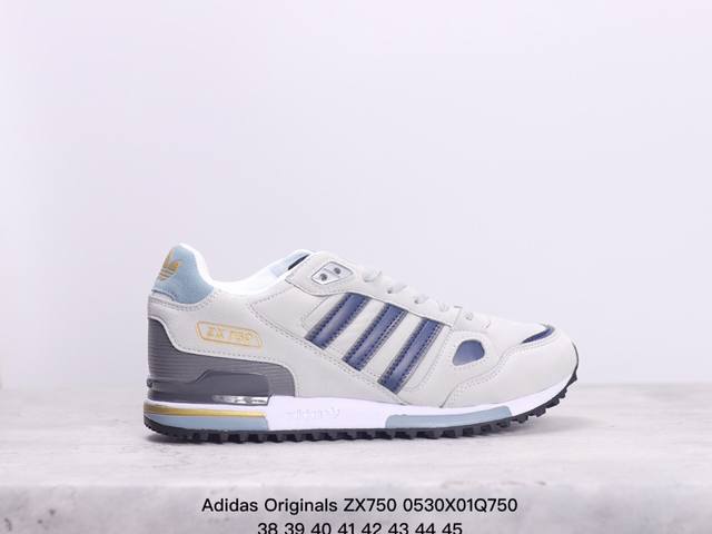 阿迪达斯 Adidas Originals Zx750 三叶草 经典复古校园休闲运动慢跑鞋 xm0530Q750