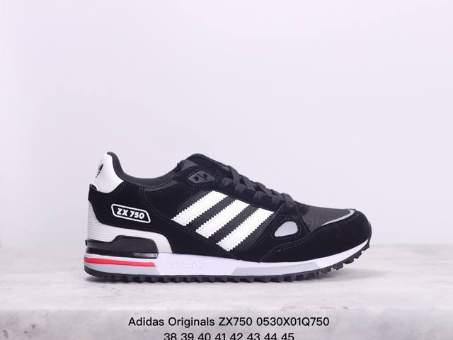 阿迪达斯 Adidas Originals Zx750 三叶草 经典复古校园休闲运动慢跑鞋 xm0530Q750