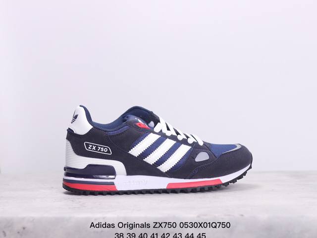 阿迪达斯 Adidas Originals Zx750 三叶草 经典复古校园休闲运动慢跑鞋 xm0530Q750