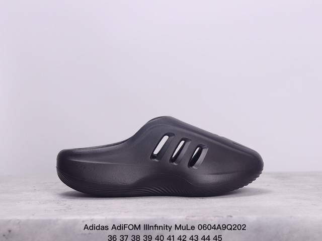 阿迪达斯adidas Adifom Iiinfinity Mule系列休闲运动室内外涉水包头露跟凉鞋式拖鞋 xm0604Q202