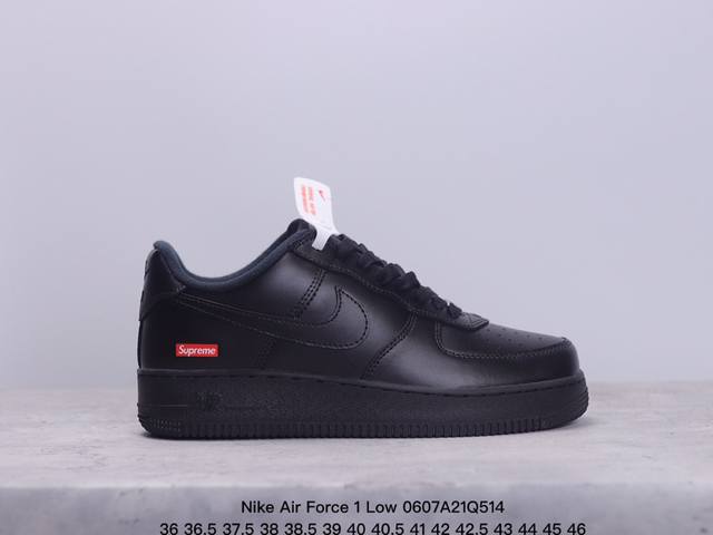 真标耐克nike Air Force 1 Low 空军一号低帮百搭休闲运动板鞋。柔软、弹性十足的缓震性能和出色的中底设计，横跨复古与现代的外型结合，造就出风靡全