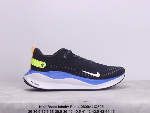 Nike React Infinity Run 4 耐克瑞亚减震跑步鞋 织物材质 真标带半码 尺码见图 xm0609Q625