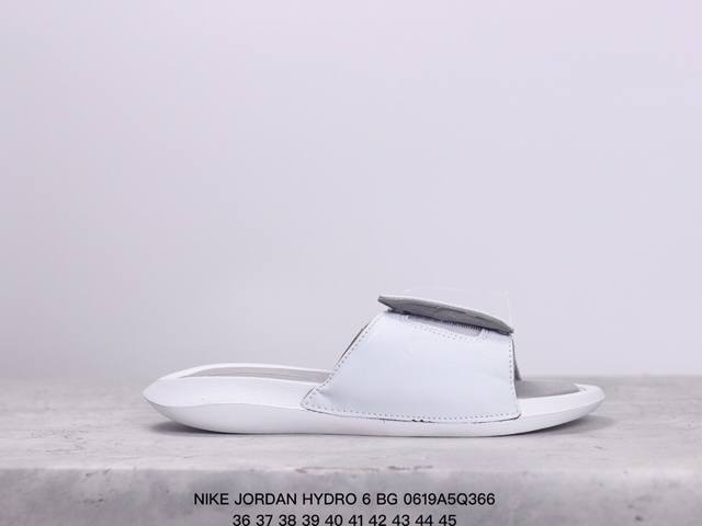 耐克乔丹 Nike Jordan Hydro 6 Bg 六代魔术贴一字拖拖鞋 尺码：如图所示 货号：881473 031 xm0619Q366