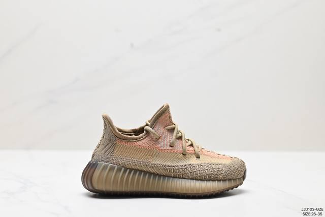 公司级阿迪达斯adidas Yeezy Boost 350V2 椰子童鞋爆米花休闲运动跑鞋 码数:26-35 Id:Jjd103-Gze