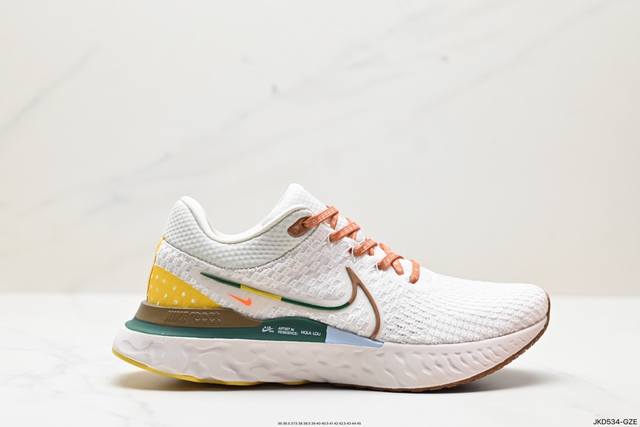 公司级w Nike Zoom React Infinity Run Fk 3 马拉松机能风格运动鞋 实拍首发 #鞋款搭载柔软泡绵，在运动中为你塑就缓震脚感。设计