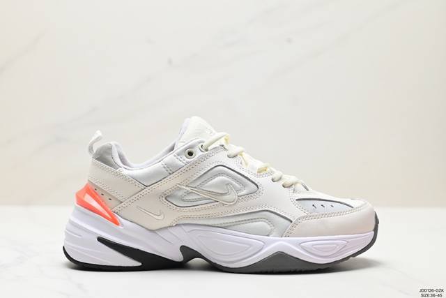 真标耐克nike Air Monarch M2K 经典复古老爹鞋 夸张流线极符 风靡老爹元素 外形延续当下潮流得未来感老爹鞋 设计干净！ 货号:Ao3108-1