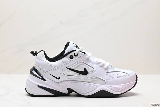 真标耐克nike Air Monarch M2K 经典复古老爹鞋 夸张流线极符 风靡老爹元素 外形延续当下潮流得未来感老爹鞋 设计干净！ 货号:Ao3108-1