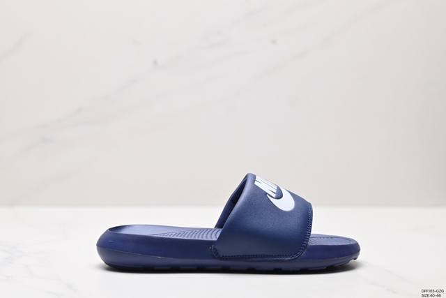 耐克nike Victori One Slide 拖鞋 夏季潮款沙滩拖 货号:Dr2018-001 尺码:40-46 Id:Dff103-Gzg