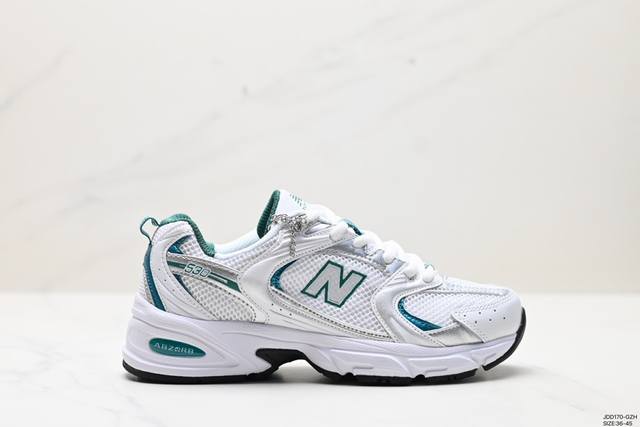 真标新百伦nb New Balance Mr530系列复古老爹风网布跑步休闲运动鞋 小众老爹鞋 New Balance 530系列鞋款最早风靡于 2000 年初