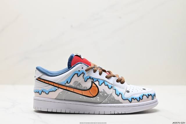 公司级耐克nike Sb Dunk Low Kasina 扣篮系列低帮休闲运动滑板板鞋采用软质牛剖皮鞋面材质#正确后跟反口里弧度#原厂中底布正确印刷#鞋垫嵌入缓