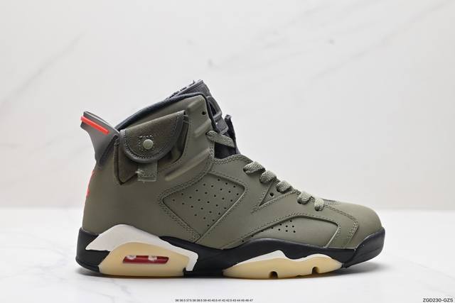 公司级耐克nike Air Jordan 6 Retro“Georgetown 乔丹aj6代复古休闲文化篮球鞋。 官方货号:Ct8529-170 尺码:36 3