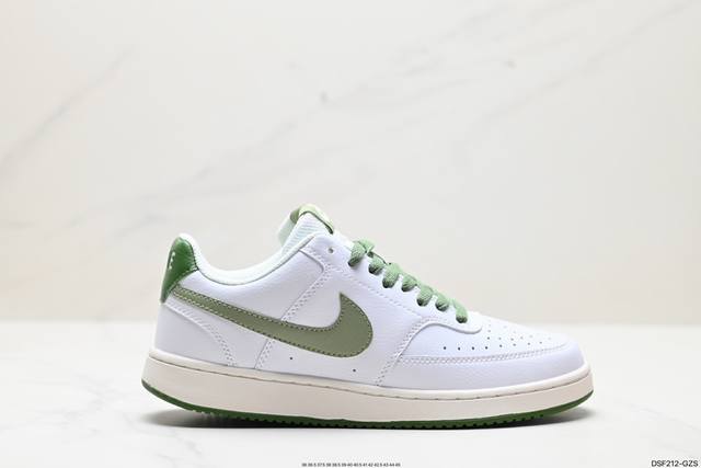 真标nike Court Vision Low 低帮百搭透气休闲运动板鞋，经典耐用的设计，兼顾舒适脚感和出众风范，演绎匠心之作。结构性的支撑贴合感结合复古篮球设