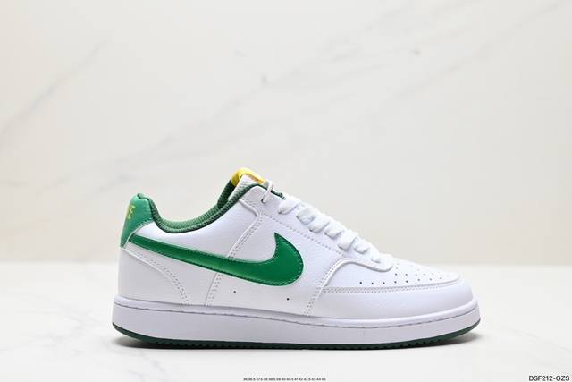 真标nike Court Vision Low 低帮百搭透气休闲运动板鞋，经典耐用的设计，兼顾舒适脚感和出众风范，演绎匠心之作。结构性的支撑贴合感结合复古篮球设